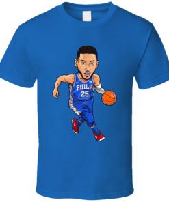 Ben Simmons Philadelphia Basketball Cartoon T Shirt