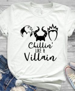 Chillin like a Villain shirt, Villains Fan Shirt, Disney Shirt, Disney Villain Shirt,