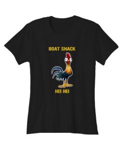 Disney's Moana Hei Hei Boat Snack Graphic Funny Women's T-Shirt