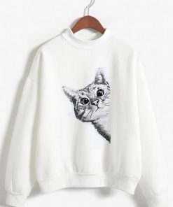 Long Sleeve Cat Sweatshirts