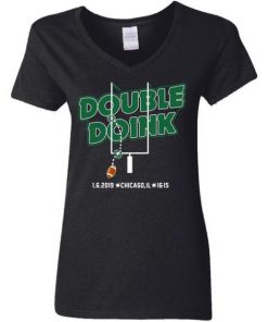 Philadelphia Eagles Double Doink Gear Woman's V-Neck T-Shirt