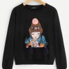 Pompom and Tassel Girl Sweatshirt