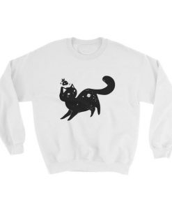 Space Kitty Cat Sweatshirt EL