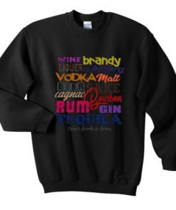 alcohol sweatshirt