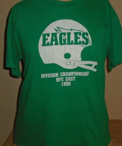 vintage 1980 Philadelphia Eagles football t shirt