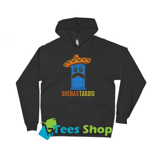 Buenas Tardis American Apparel Unisex Fleece Hoodie SN