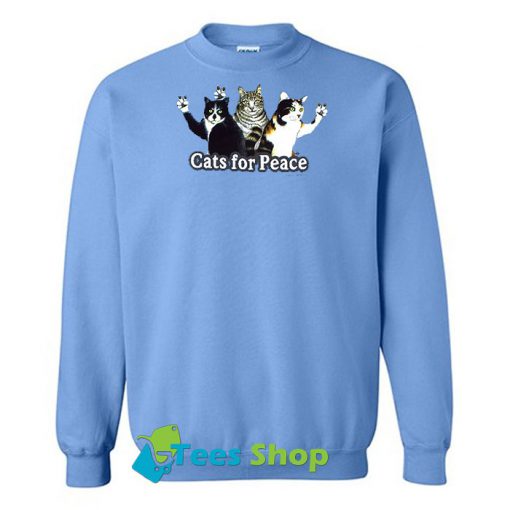 Cats For Peace sweatshirt SN