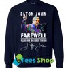 Elton John Farewell Tour Signature Sweatshirt SN