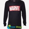 Marvel Marvel Logo Black Sweatshirt SN