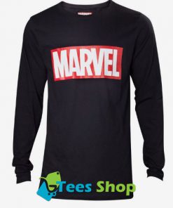 Marvel Marvel Logo Black Sweatshirt SN