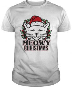 Meowy Christmas Cat TShirt SN