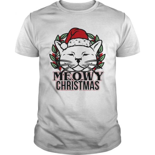Meowy Christmas Cat TShirt SN