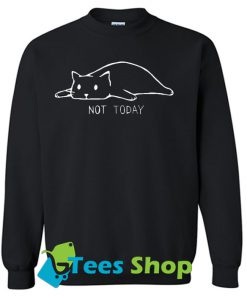 Not Today Cat Cute sweatshirt SN