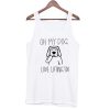Oh My I Love Lifting Too Dog Lover Gift Racerback Tank Top SN