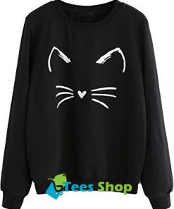 ROMWE Women's Cat Sweatshirt SN