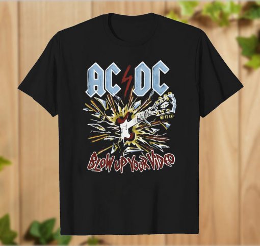 ACDC Blow Up Your Video Vintage World Tour 88 T-Shirt PU27