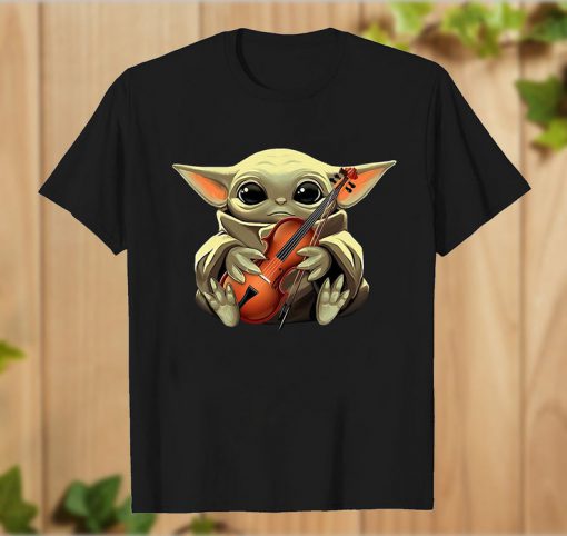 Baby Yoda Best Violinist T-Shirt PU27