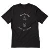 Pray to jesus party to satan T-Shirt PU27