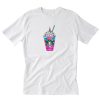 Unicorn Starbucks Sticker T-Shirt PU27