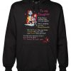 Nightmare Before Christmas Sally To Daughter I Always Be With You Hoodie