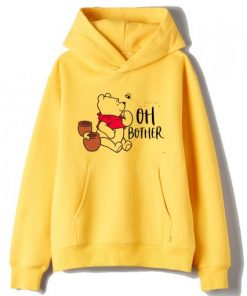 Oh Bother Winnie The Pooh Yellow Hoodie