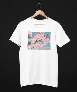 Retro Cherry Blossom T Shirt