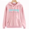 Thrasher Skateboard Magazine Blue Pink Hoodie XX