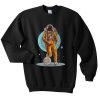 astronaut dribbling planet football soccer sweatshirt