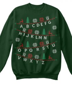 Alphabet Christmas sweatshirt