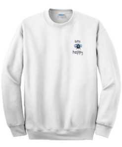 Bee Happy Pocket Print Sweatshirt 510x510