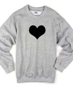 Black heart Sweatshirt