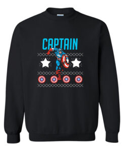 Captain in Christmas Sweatshirt