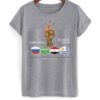 Group A of the Russia 2018 T Shirt ZNF08