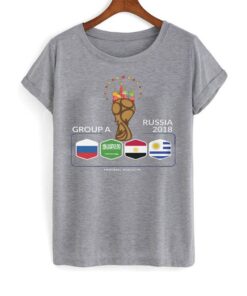 Group A of the Russia 2018 T Shirt ZNF08