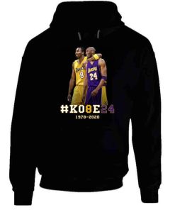 Kobe Bryant Basketball Tribute Los Angeles Number 24 8 Hoodie XX