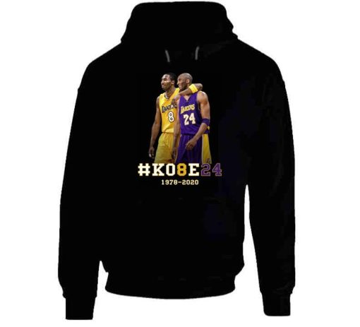 Kobe Bryant Basketball Tribute Los Angeles Number 24 8 Hoodie XX