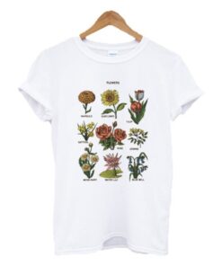 Marigold Sunflower Tulip Flowers T-shirt