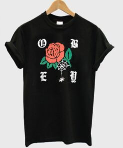 Obey Spider Rose Black T-Shirt