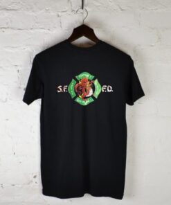 SFFD In Chinatown T-Shirt Back