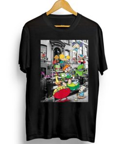 Classic Nicktoons Hanging On Stoop T-Shirt XX