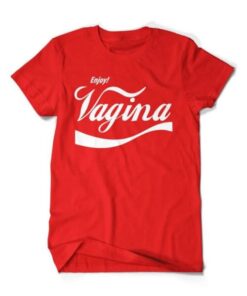 Enjoy Vagina coca cola inspired design t-shirt