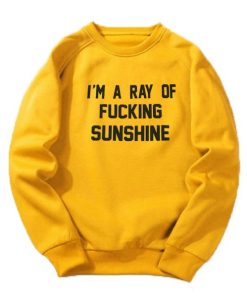 I’m A Ray Of Fucking Sunshine Sweatshirt XX