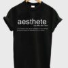 aesthete t-shirt