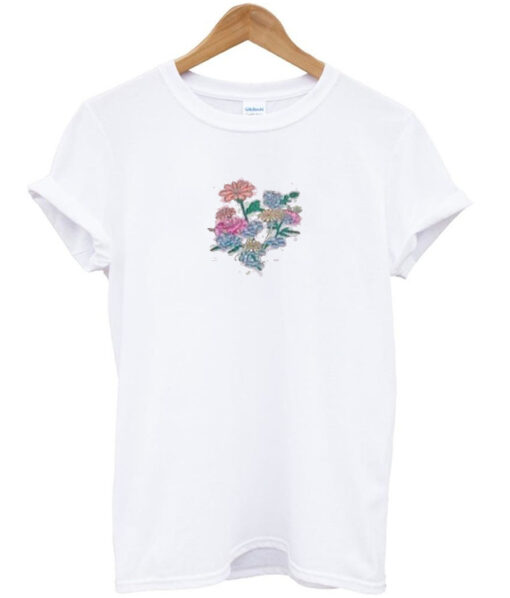 flowers t-shirt