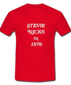 stevie nicks in 1976 tshirt