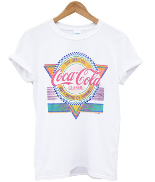 the official coca cola classic soft drink of summer t-shirt