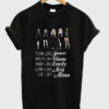 think like spencer dress like hanna swim like emily love like aria lie like alison tshirt