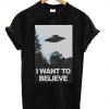 Josh Dun I want to believe UFO T-shirt