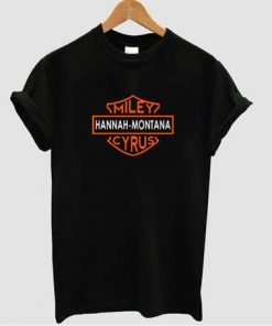 Miley Cyrus Hannah Montana Logo T-shirt