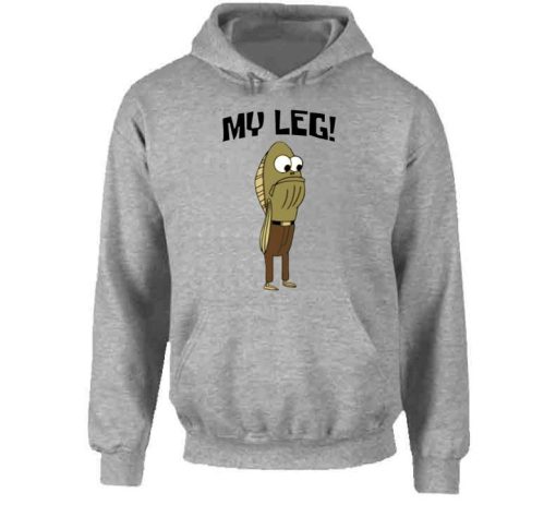 My Leg! Funny Spongebob Squarepants Fred Hoodie XX